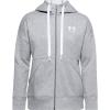 imageUnder Armour Womens Rival Fleece Full Zip HoodieSteel Medium Heather 035White