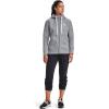 imageUnder Armour Womens Rival Fleece Full Zip HoodieSteel Medium Heather 035White
