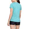 imageUnder Armour Womens Tech VNeck Twist ShortSleeve TShirtBreathtaking Blue