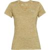 imageUnder Armour Womens Tech VNeck Twist ShortSleeve TShirtGreen 360Metallic Silver