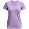 imageUnder Armour Womens Tech VNeck Twist ShortSleeve TShirtLavender