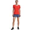imageUnder Armour Womens Tech VNeck Twist ShortSleeve TShirtPhoenix Fire 296Metallic Silver