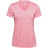 imageUnder Armour Womens Tech VNeck Twist ShortSleeve TShirtPink Lemonade 668Tonal