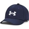 imageUnder Armour Boys Blitzing Cap Stretch Fit411 Midnight Navy   White
