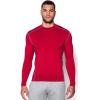 imageUnder Armour Mens ColdGear Armour Compression Mock LongSleeve TShirtRed Steel