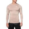 imageUnder Armour Mens HeatGear Compression LongSleeve TShirt236 Sahara   White