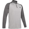 imageUnder Armour Mens Tech 14 Zip TopSteel Light HeatherPitch Gray Light HeatherPitch Gray  036
