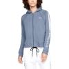 imageUnder Armour Womens Rival Fleece Full Zip HoodieWashed Blue Washed Blue White