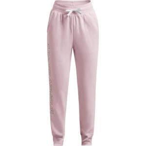 imageUnder Armour Girls Rival Fleece JoggersCool Pink 684White