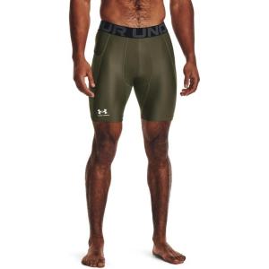 imageUnder Armour Mens Armour Heatgear Compression Shorts390 Marine Od Green   White