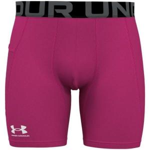 imageUnder Armour Mens Armour Heatgear Compression Shorts622 Virtual Pink   White