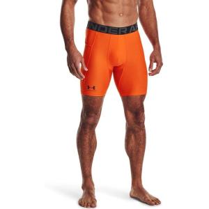 imageUnder Armour Mens Armour Heatgear Compression ShortsTeam Orange 800Black