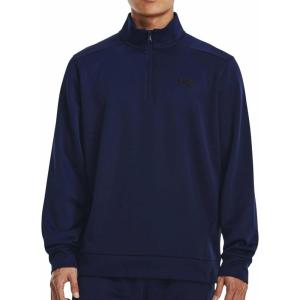 imageUnder Armour Mens Armourfleece 14 Zip410 Midnight Navy   Black