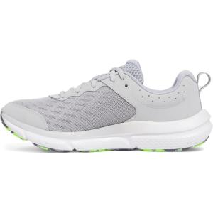 imageUnder Armour Mens Charged Assert 10 Shoes011 Mod GrayMod GrayHyper Green