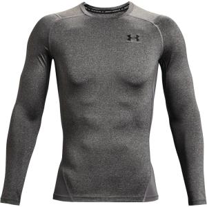 imageUnder Armour Mens HeatGear Compression LongSleeve TShirtCarbon 090