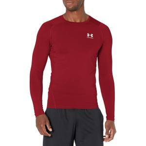 imageUnder Armour Mens HeatGear Compression LongSleeve TShirtCardinal
