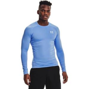 imageUnder Armour Mens HeatGear Compression LongSleeve TShirtCarolina Bluewhite