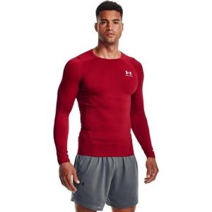 imageUnder Armour Mens HeatGear Compression LongSleeve TShirtFlawless  White