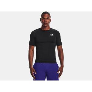 imageUnder Armour Mens HeatGear Compression ShortSleeve TShirtBlackwhite