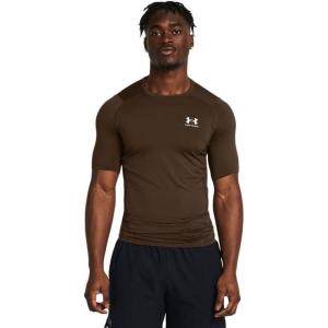 imageUnder Armour Mens HeatGear Compression ShortSleeve TShirtCleveland Brownwhite