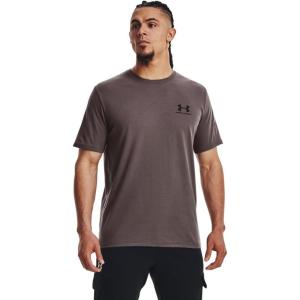 imageUnder Armour Mens Sportstyle Colorblock TShirt057 Ash Taupe   Black
