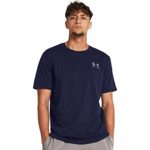imageUnder Armour Mens Sportstyle Colorblock TShirt410 Midnight Navy   White