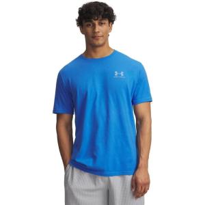 imageUnder Armour Mens Sportstyle Colorblock TShirt411 Blue Atlantis   Blue Calm