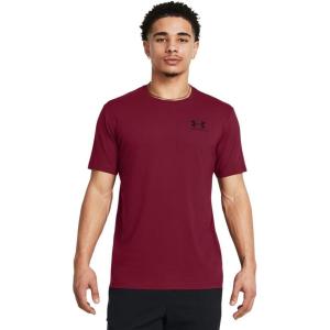 imageUnder Armour Mens Sportstyle Colorblock TShirt625 Cardinal   Black