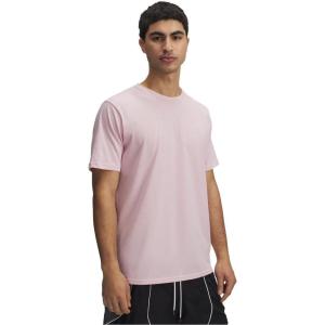 imageUnder Armour Mens Sportstyle Colorblock TShirt647 Prime Pink   White