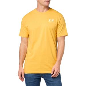 imageUnder Armour Mens Sportstyle Colorblock TShirt773 Noble Gold   White