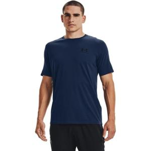 imageUnder Armour Mens Sportstyle Colorblock TShirtAcademy Blue 408Black