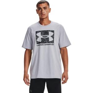 imageUnder Armour Mens Sportstyle Colorblock TShirtMod Gray Light HeatherBlack