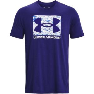 imageUnder Armour Mens Sportstyle Colorblock TShirtSonar Blue