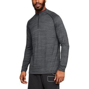 imageUnder Armour Mens Tech 14 Zip TopBlack 018Graphite