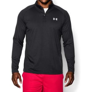 imageUnder Armour Mens Tech 14 Zip TopBlack White