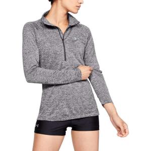 imageUnder Armour Mens Tech 14 Zip TopCharcoal Charcoal Metallic Silver