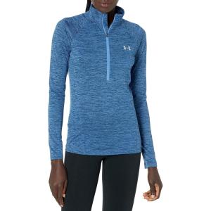 imageUnder Armour Mens Tech 14 Zip TopIndigo 404Metallic Silver