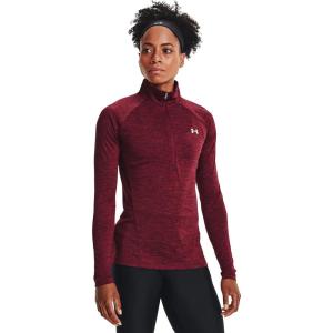imageUnder Armour Mens Tech 14 Zip TopLeague Red 626Metallic Silver