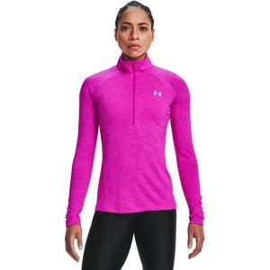 imageUnder Armour Mens Tech 14 Zip TopMeteor Pink 660Metallic Silver