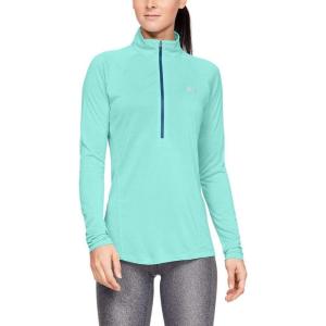 imageUnder Armour Mens Tech 14 Zip TopNeo Turquoise Petrol Blue