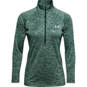 imageUnder Armour Mens Tech 14 Zip TopSaxon Green 386Translucent