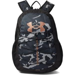 imageUnder Armour UnisexAdult Hustle Sport Backpack 433 Tech BlueTech BlueWhite One Size Fits All015 Black  Black  Metallic Light Copper