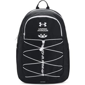 imageUnder Armour UnisexAdult Hustle Sport Backpack 433 Tech BlueTech BlueWhite One Size Fits All019 Black  Black  White