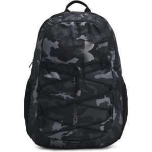 imageUnder Armour UnisexAdult Hustle Sport Backpack 433 Tech BlueTech BlueWhite One Size Fits All023 Black  Black  Metallic Black