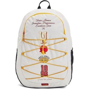 imageUnder Armour UnisexAdult Hustle Sport Backpack 433 Tech BlueTech BlueWhite One Size Fits All114 White Clay  Black  Golden Yellow