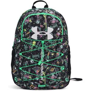 imageUnder Armour UnisexAdult Hustle Sport Backpack 433 Tech BlueTech BlueWhite One Size Fits All299 Vapor Green  Black  White