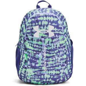 imageUnder Armour UnisexAdult Hustle Sport Backpack 433 Tech BlueTech BlueWhite One Size Fits All350 Matrix Green  Starlight  White