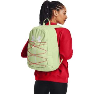 imageUnder Armour UnisexAdult Hustle Sport Backpack 433 Tech BlueTech BlueWhite One Size Fits All369 Phosphor Green  Bolt Red  White