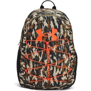 imageUnder Armour UnisexAdult Hustle Sport Backpack 433 Tech BlueTech BlueWhite One Size Fits All390 Marine Od Green  Marine Od Green  Blaze Orange