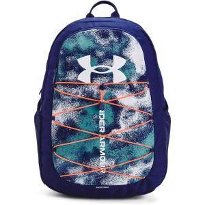 imageUnder Armour UnisexAdult Hustle Sport Backpack 433 Tech BlueTech BlueWhite One Size Fits All468 Sonar Blue   White